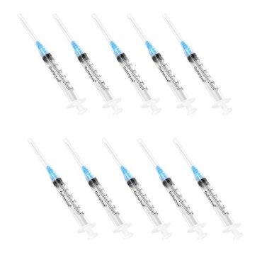 Syringes 3ml 1.5in 10 Piece cRowX Labs